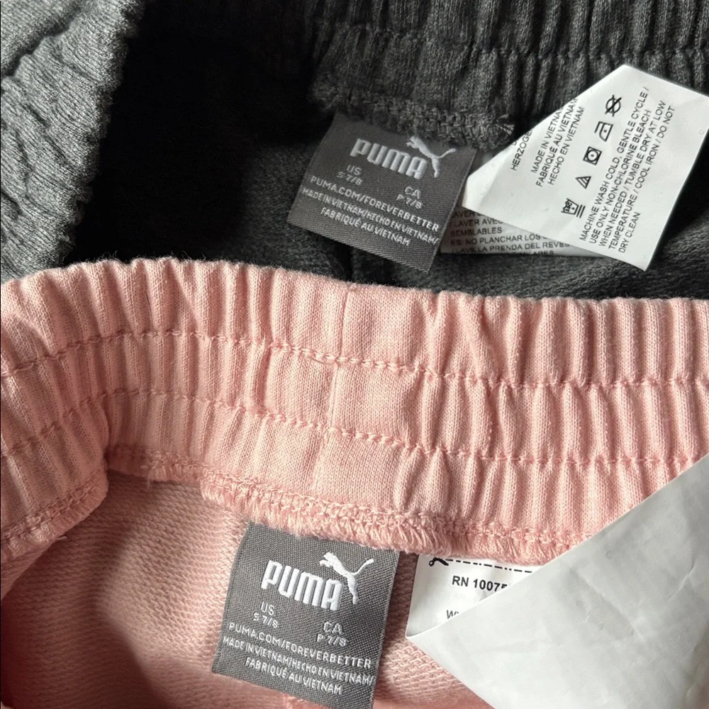 4pc Puma tops and shorts Mint, White, Gray, and Pink size 7/8 Mix & Match - Picture 11 of 15